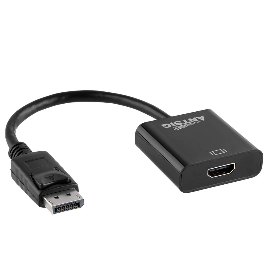 Antsig DisplayPort to HDMI Adaptor - Aluminium/Plastic, Black AP471