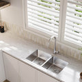 Oliveri Essente gooseneck mixer tap - Brushed Gold, 316 Stainless Steel, WELS 5 Star - SS31620-AU