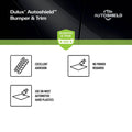Dulux Autoshield 340g Satin Black Bumper Spray Paint, Durable Automotive Bumper Finish