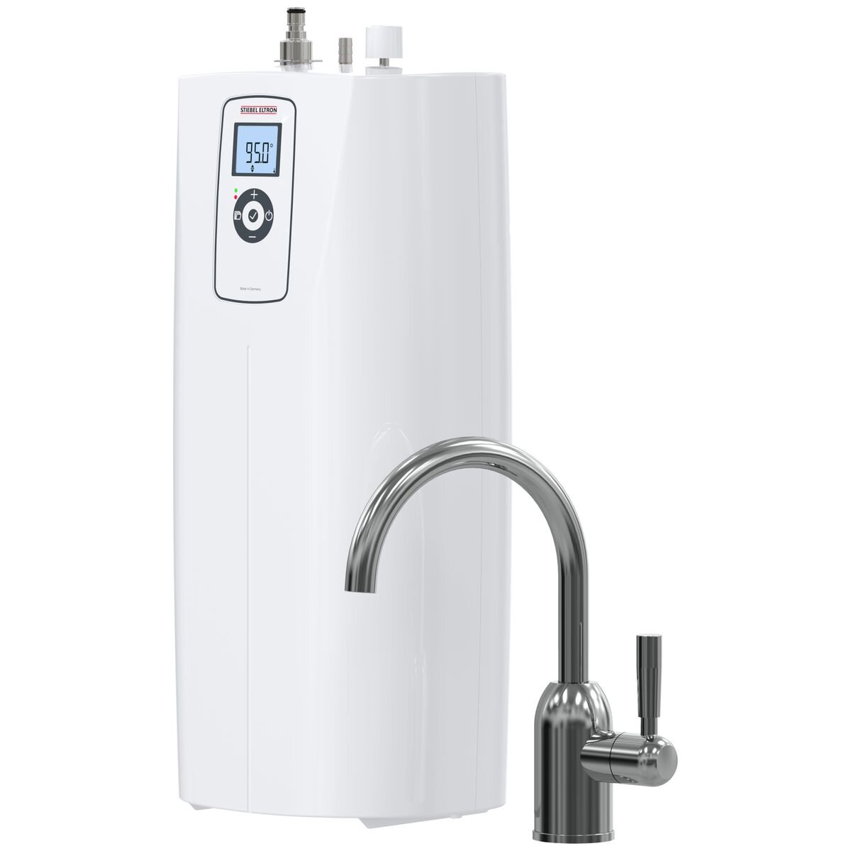 Stiebel Eltron Premium undersink water boiler with mono tap - 2.5L tank, programmable timer - 203881