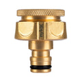 Nylex 12mm Brass Tap Adaptor - Solid Brass - Watertight Connection - 3 Year Guarantee - SuperSaverAU - view 1