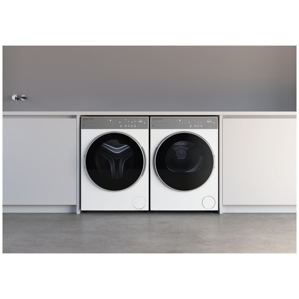 Fisher & Paykel Series 5 12kg Front Loader - White, FlexiDose Auto Dosing, UV Sanitise - WH1260P5