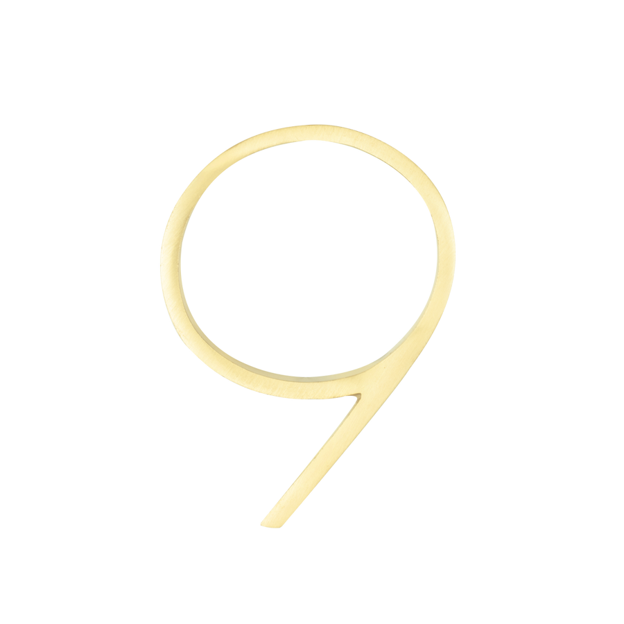 Sandleford Brass Toorak Number 9 - 120mm - Durable - Weather-Resistant - SuperSaverAU - view 1
