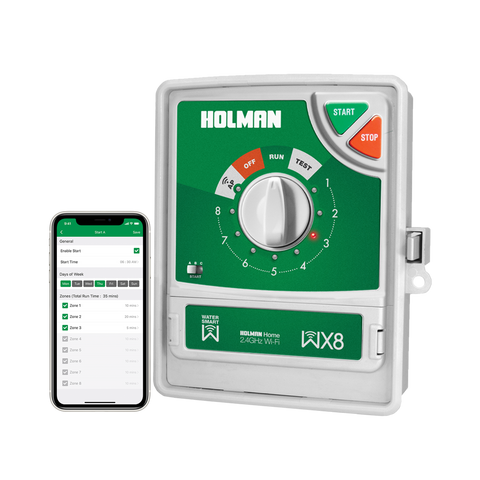 Holman Wi-Fi Irrigation Controller - 8 Zones - Plastic - App Controlled - SuperSaverAU - view 1
