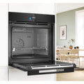 Bosch Series 8 60cm Built-In Steam Oven - 71L, 24 Functions, Sous Vide, Meat Probe, Black - HSG958DB1A
