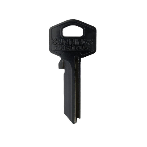 Ehi te2 gr10 Black Blank Key - Aluminium Titanium Alloy - 54mm x 24mm - SuperSaverAU - view 1