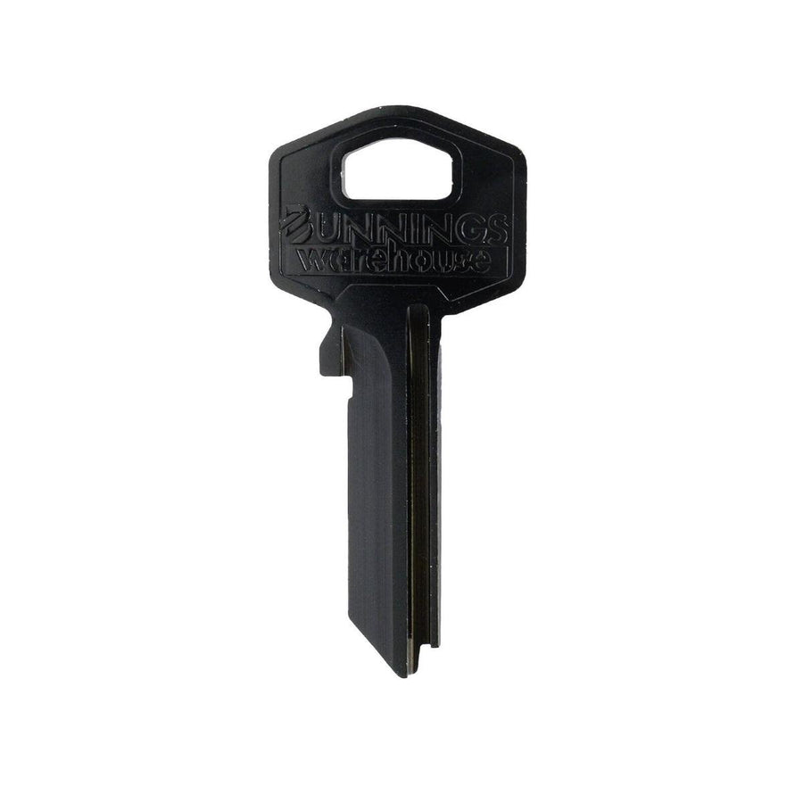 Ehi te2 gr10 Black Blank Key - Aluminium Titanium Alloy - 54mm x 24mm - SuperSaverAU - view 1