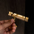 Taskmaster 75mm Polished Brass Barrel Bolt