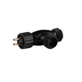 Elluminate Garden Light T-Piece Connector, 12V Low Voltage, Black, Weather Resistant Outdoor 21EC003