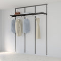 Elfa Starter Pack Storage - Graphite E-Poxy Bonded Steel - Flat-Pack Assembly - SPG1800