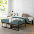 Zinus King Single Quick Lock metal bed frame - black steel, 35.5cm frame height - AU-QLSP-14B