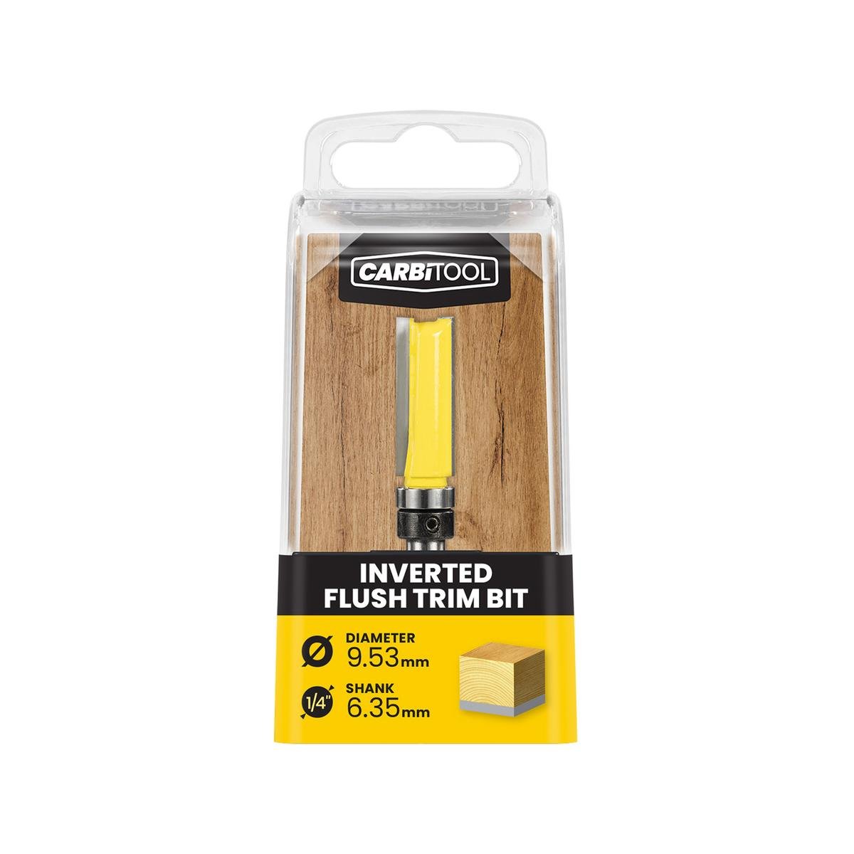 Carbitool 9mm TCT Inverted Flush Filter Router Bit - 1 Pack - Durable Cutting - SuperSaverAU - view 1
