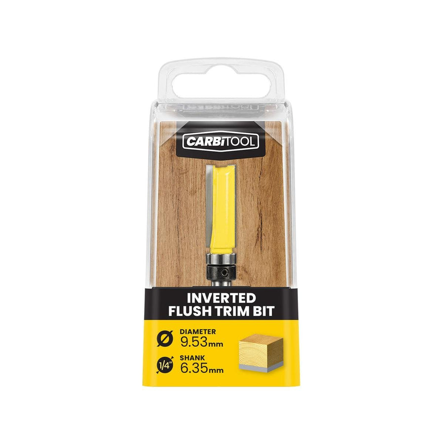 Carbitool 9mm TCT Inverted Flush Filter Router Bit - 1 Pack - Durable Cutting - SuperSaverAU - view 1