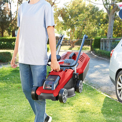 Ozito Brushless Lawn Mower - 300mm - 4.0Ah Battery - Lightweight