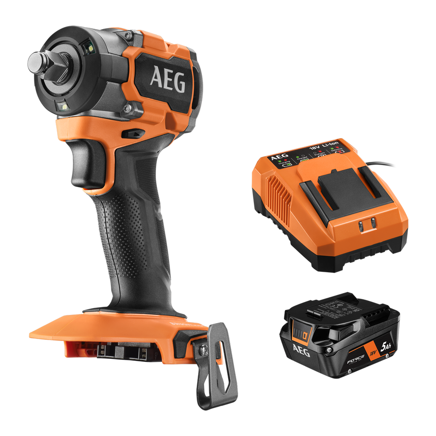 AEG 18V Sub Compact Impact Wrench 5Ah Kit - 339Nm Torque - Lightweight - SuperSaverAU - view 1