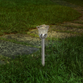 Click Rose Solar Pathway Light - 80mm - Stainless Steel - Outdoor Use - SuperSaverAU - view 5