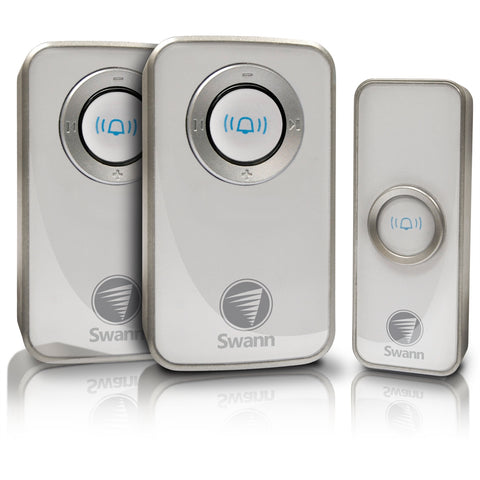 Swann 2 Receiver Plug-In Wireless Door Chime 32 Sounds SWHOM-DC820P2