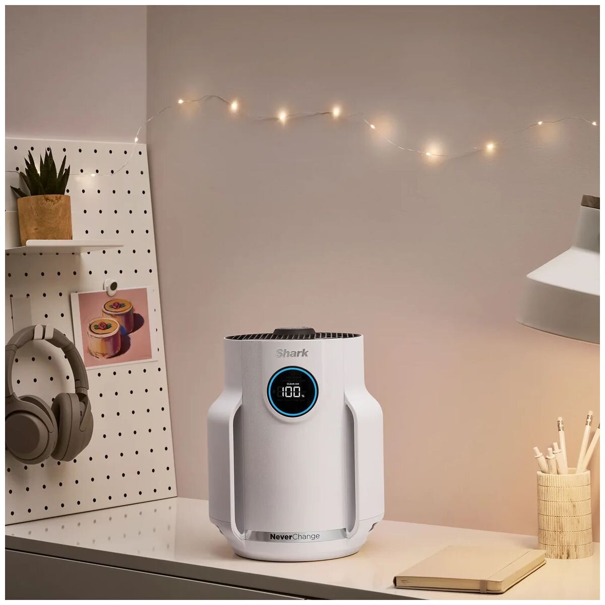 Shark NeverChange Air Purifier Compact Pro - Four Speeds Plus Auto, Child Lock, Filter Indicator - HP072