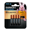 Duracell Optimum AAA Alkaline Batteries 1.5V 4 Pack, 150% Extra Power