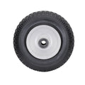 Easyroll 250 x 4" Flat Free Wheel, 5/8" Bearing, Offset Steel Hub, 80kg