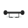 Evekare Black Corner Shelf with Grab Rail - 250mm x 250mm - 110kg Capacity - SuperSaverAU - view 3