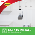 Command Broom Gripper 1.8kg Plastic 2 Pack Damage-Free Storage - SuperSaverAU - view 4