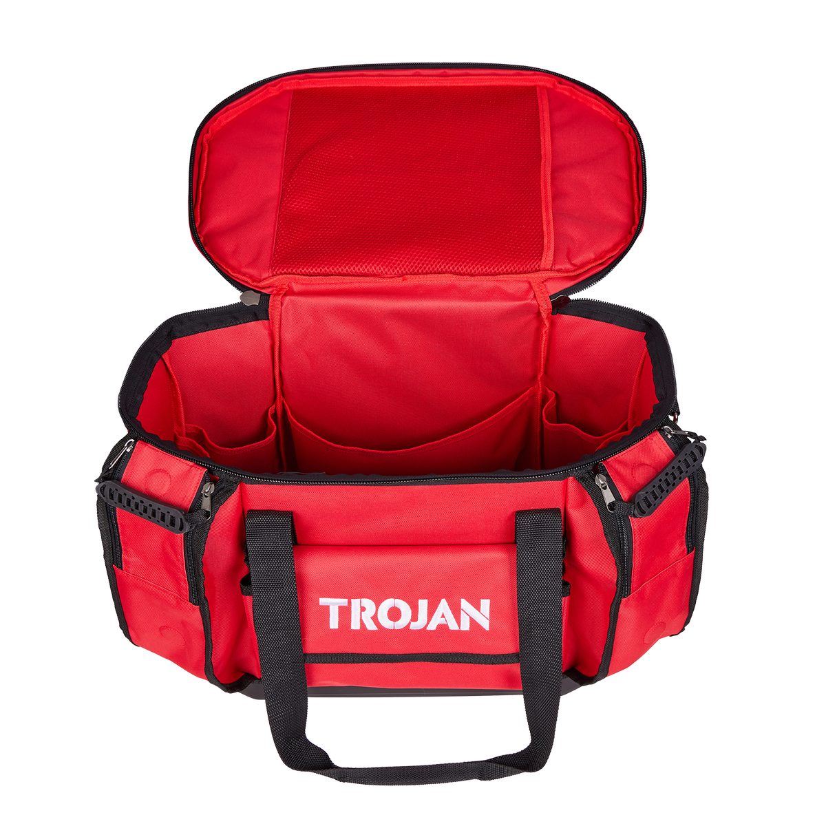 Trojan Round Mouth Tool Bag - 18kg Capacity - 480mm x 280mm x 310mm - Black - SuperSaverAU - view 2