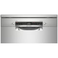 Bosch Series 4 60cm Freestanding Dishwasher - 14 Place Settings, Stainless Steel, Home Connect - SMS4HTI01A