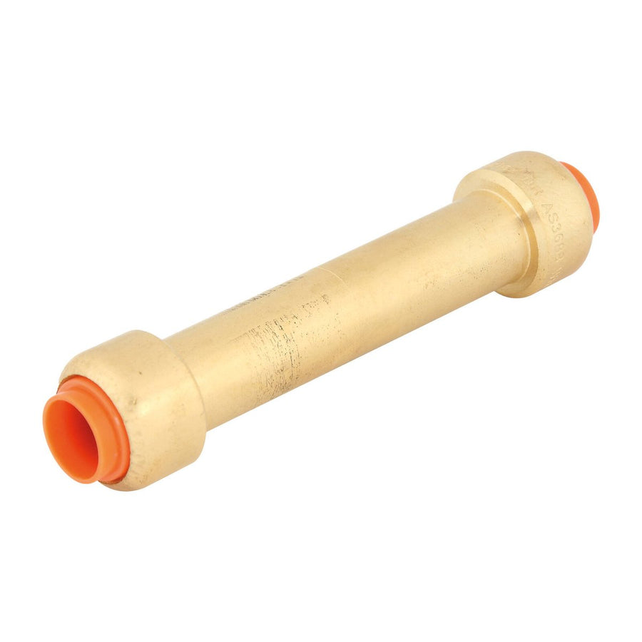 Smartex Copper Slip Coupling 15mm - Lead Free Brass - Push-Fit Design - SuperSaverAU - view 1
