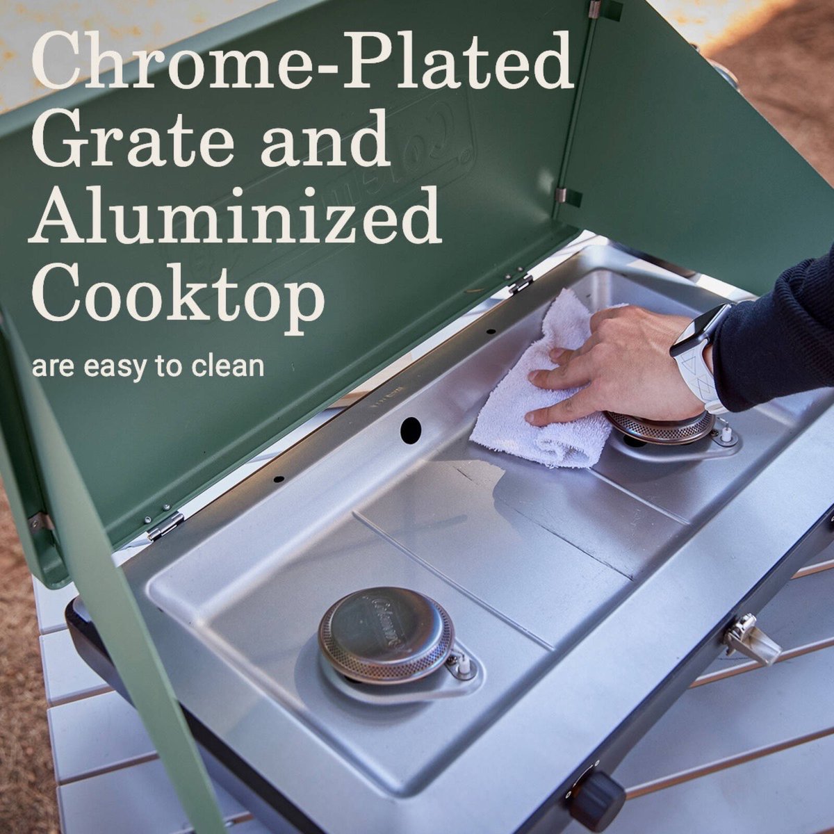 Coleman Classic Camping Stove - 2 Burners - Portable - 20,000 BTUs - Compact - SuperSaverAU - view 3