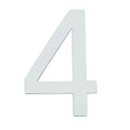 Sandleford Glow in Dark Acrylic House Number 4 - 90mm - Weather Resistant - SuperSaverAU - view 1