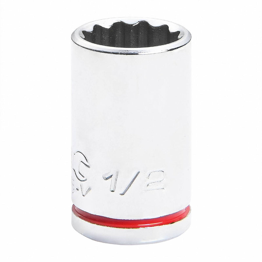 Kincrome 3/8" Drive 12-Point Shallow Socket 1/2" Chrome Vanadium Steel