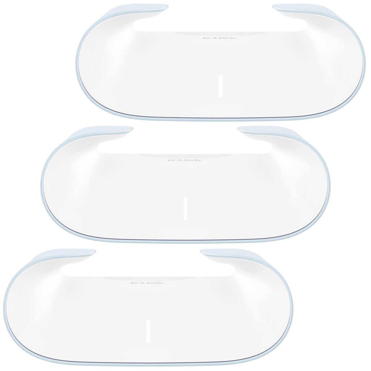 D-Link AX6000 Wi-Fi 6 Smart Mesh System 3-Pack - 740sqm Coverage, Three Nodes, 2.5Gbps WAN, White - M60-3PK