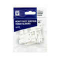 Windoware White Curtain Track Glider 10 Pack - Plastic - Durable - Easy Fit - SuperSaverAU - view 3
