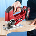 Ozito PXC 18V Cordless Jigsaw PXJSS-600 - Skin Only, 45 Degree Bevel, 2400 SPM, 25mm Stroke