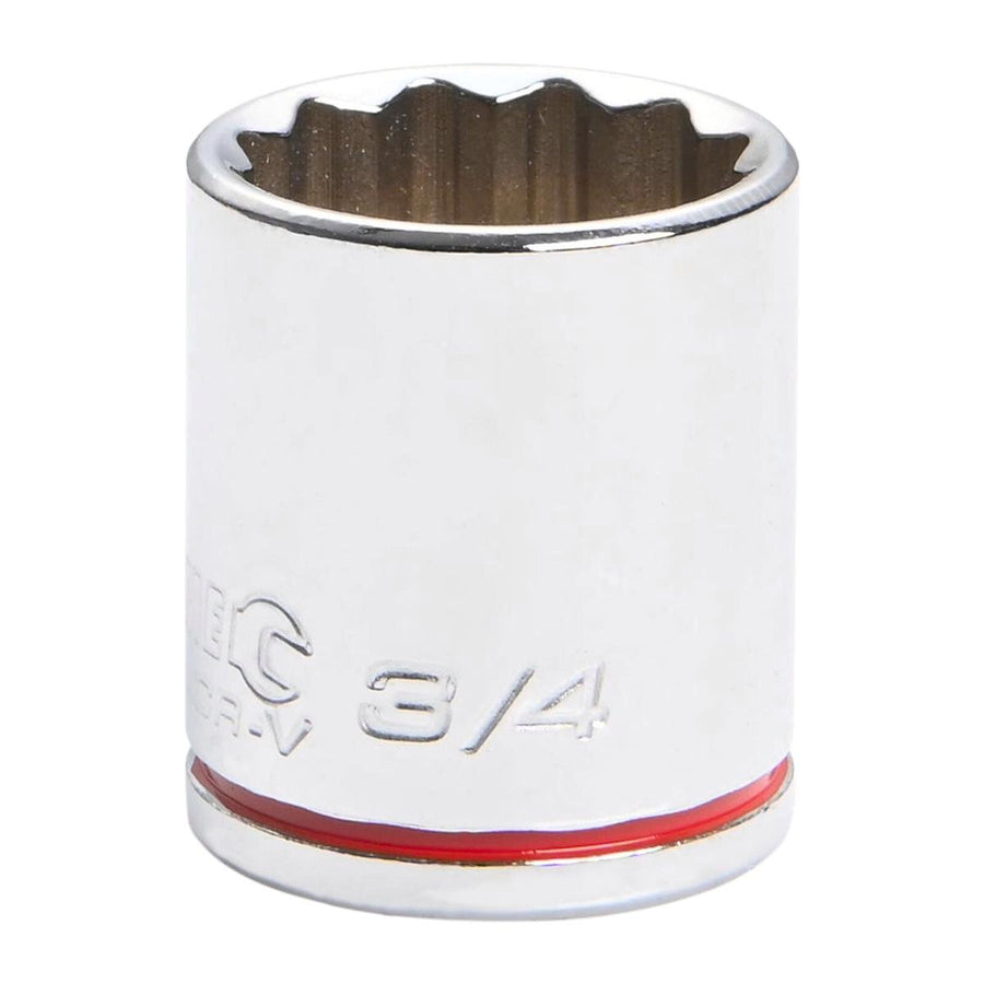Kincrome 3/8" Square Drive Socket 34mm Chrome Vanadium Steel Durable - SuperSaverAU - view 1