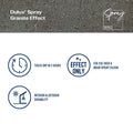 Dulux 300g Grey Granite Effects Spray Paint