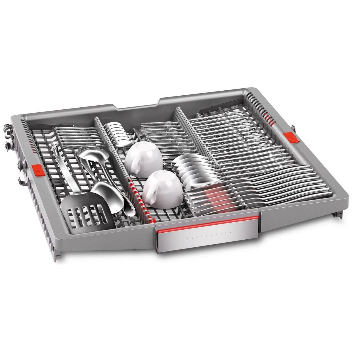 Bosch 60cm Series 8 Built Under Dishwasher - 15 Place Settings, Brushed Steel, Zeolith Drying - SMU8ZCS01A