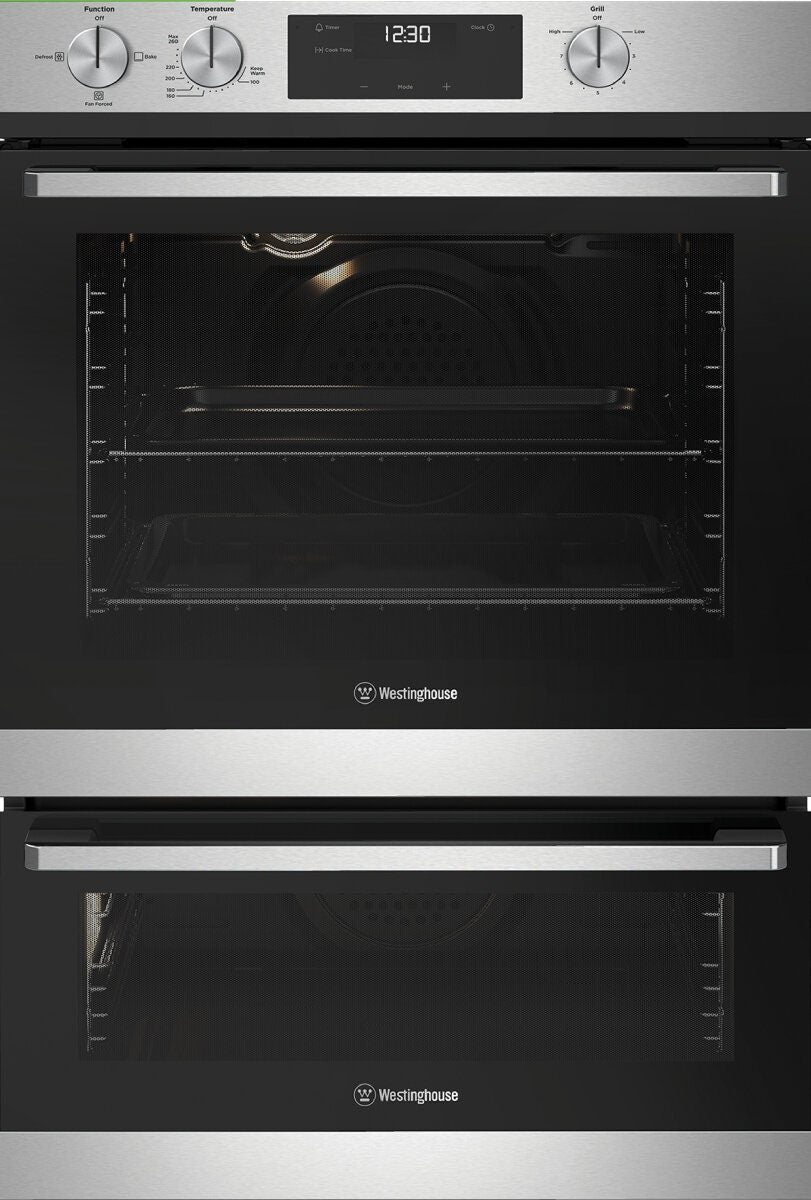 Westinghouse 60cm Multi-Function Natural Gas Oven - Separate Electric Grill, Stainless Steel - WVG6565SD