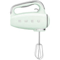 Smeg 50s Retro Style Hand Mixer - 250W, 9 Speeds Plus Turbo, Backlit LED Display, Pastel Green - HMF01PGAU