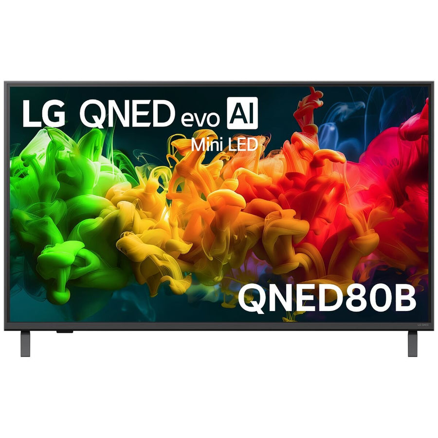 LG 43 Inch QNED80B EVO AI Mini LED 4K Smart TV - QNED Colour Pro, a7 AI Processor Gen 9 - 43QNED80BSA