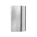 Brilliant Lighting Corbett 35W Brushed Aluminium Up Down Exterior Wall Light GU10 Hardwired 17328/20