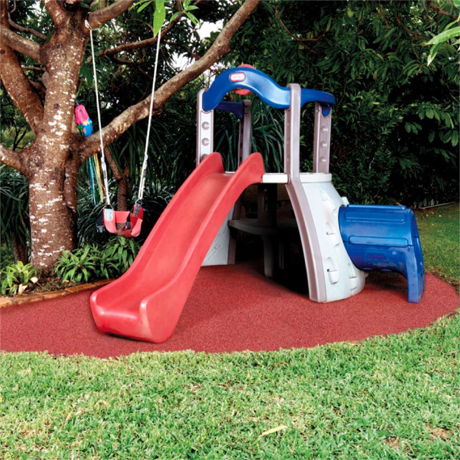 Pour-in-Place Wetpour Rubber Surfacing 1.5m2 Forest Green