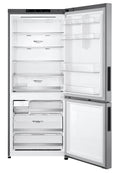 LG 420L Bottom Mount Fridge - Stainless Steel, 5 Star Energy Rating, Door Cooling - GB-455PL