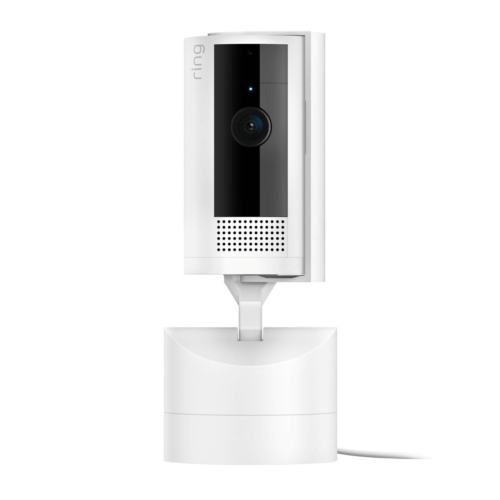 Ring Pan Tilt Indoor Camera B0CG2TPLJV, 1080p HD, Two-Way Talk, Plug-In, White