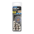 Zenith Dome Nut - 1/4 - Steel - Chrome Plated - 12 Pack - SuperSaverAU - view 1