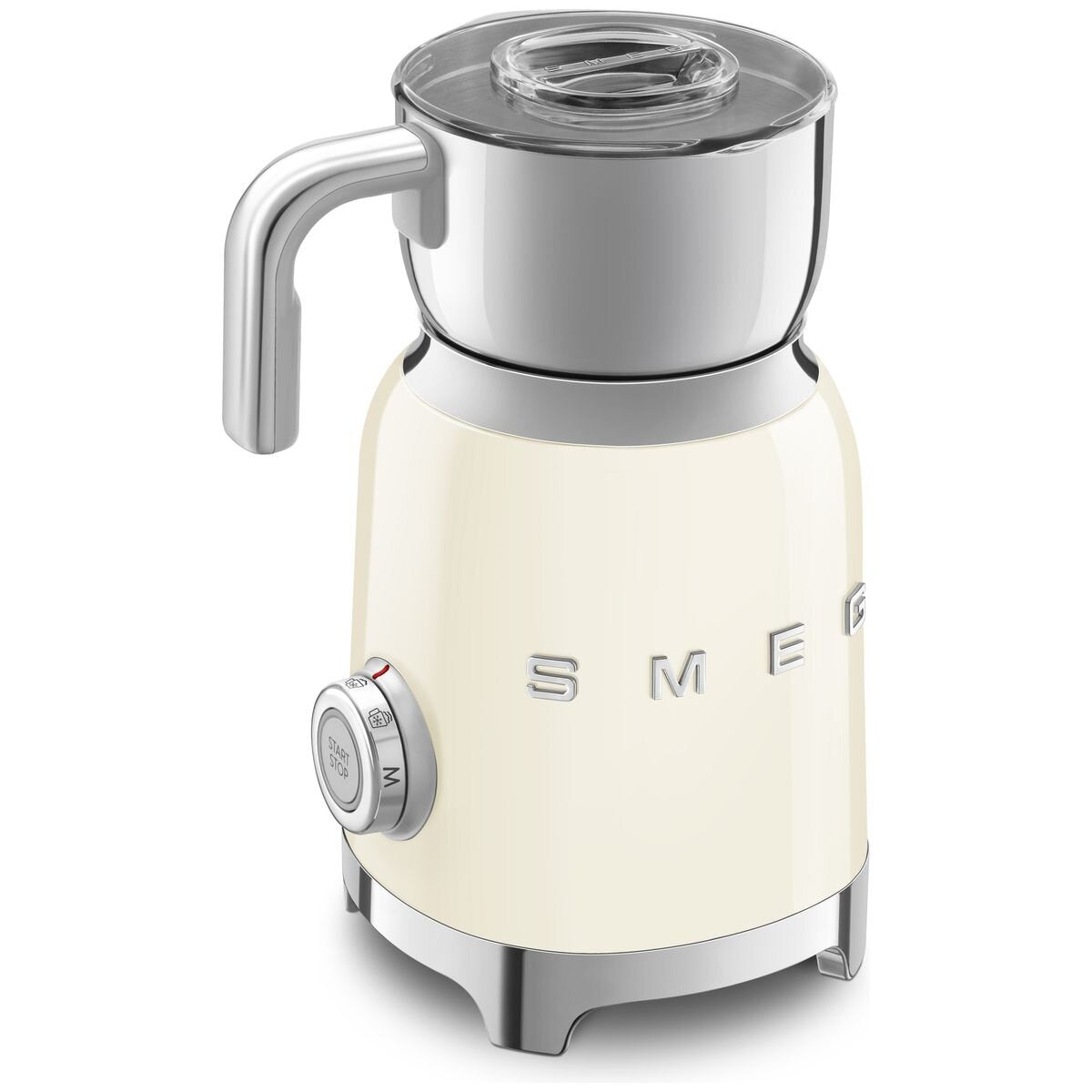Smeg 50's Style Retro Milk Frother - Cream, 6 Pre-Set Programs, Induction Heating - MFF11CRAU