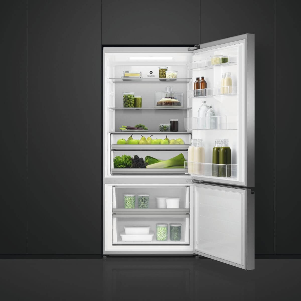 Fisher & Paykel Series 5 515L Fridge Freezer - Stainless Steel, 8 Star Energy, Reversible Door - RF505BRNQX1