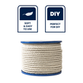 Grunt 4mm x 50m Macrame Cotton Cord White