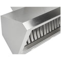 Schweigen 1200mm BBQ Canopy Rangehood - 2200m³/h Twin Motors, Stainless Steel, Touch and Remote - DBH1200